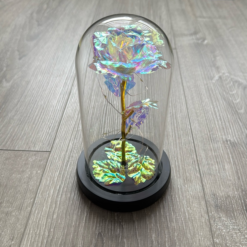 Light Up Glass Otlonpe Rose